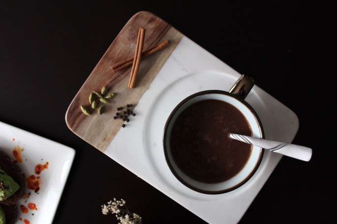 Spiced hot chocolate